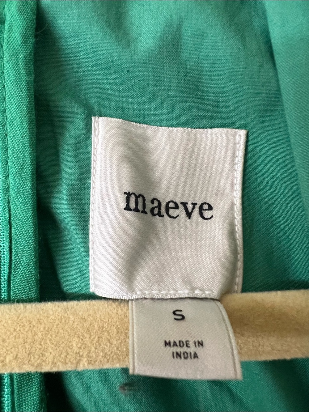 Anthropologie : Maeve Green One-Shoulder Halter Midi Dress - Picture 5 of 8